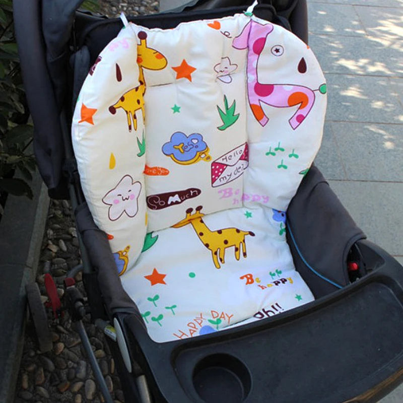 Baby Stroller Seat Pad Feeding Chair Mat Cover Protector Universal Baby Stroller High Chair Cotton Soft Kid Car Seat Pad Cushion