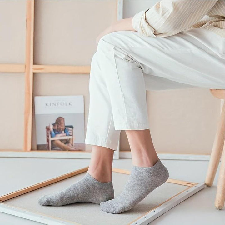 10 paia di calzini corti casual traspiranti da uomo