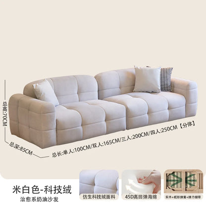 Luxury Living Room Sofa Designer Multifunctional Minimalist Modern Sofa Relaxing Comfortable Divani Da Soggiorno Patio Furniture