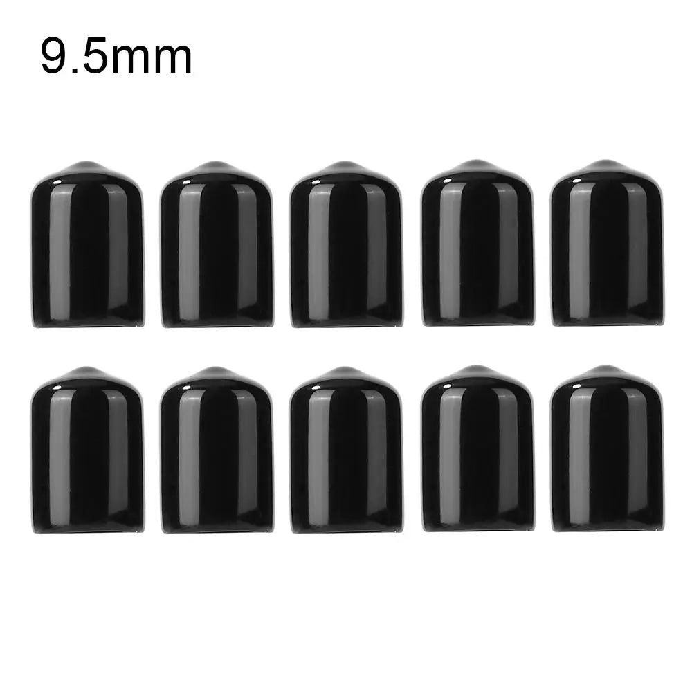 10pcs Slip-on Tip Cover Protective Case Replacement Ferrule Billiards Pool Cue Rubber Snooker Billiard Accessories