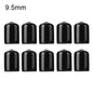 10pcs Slip-on Tip Cover Protective Case Replacement Ferrule Billiards Pool Cue Rubber Snooker Billiard Accessories