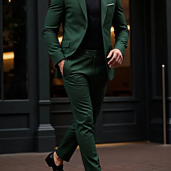 Completo da uomo con blazer e pantaloni