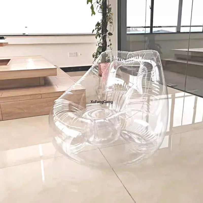 Nordic Style Inflatable Sofa Lazy Organizer  Single Cheap Divani Soggiorno Bedroom Furniture Modern Armchair Couch