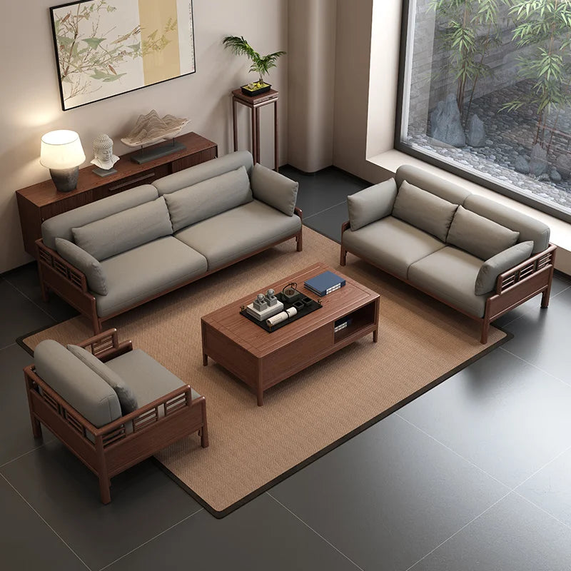 Comfortable Luxury Unique Sofas Wood Double Fillers Designer Living Room Sofa Floor Italiano Divani Da Soggiorno Home Furniture