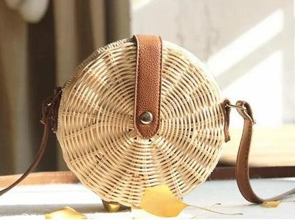 Straw Shoulder Bag