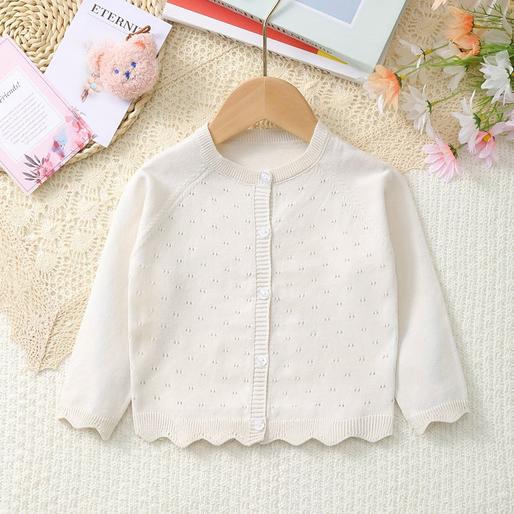 Cardigan sottile con bottoni 