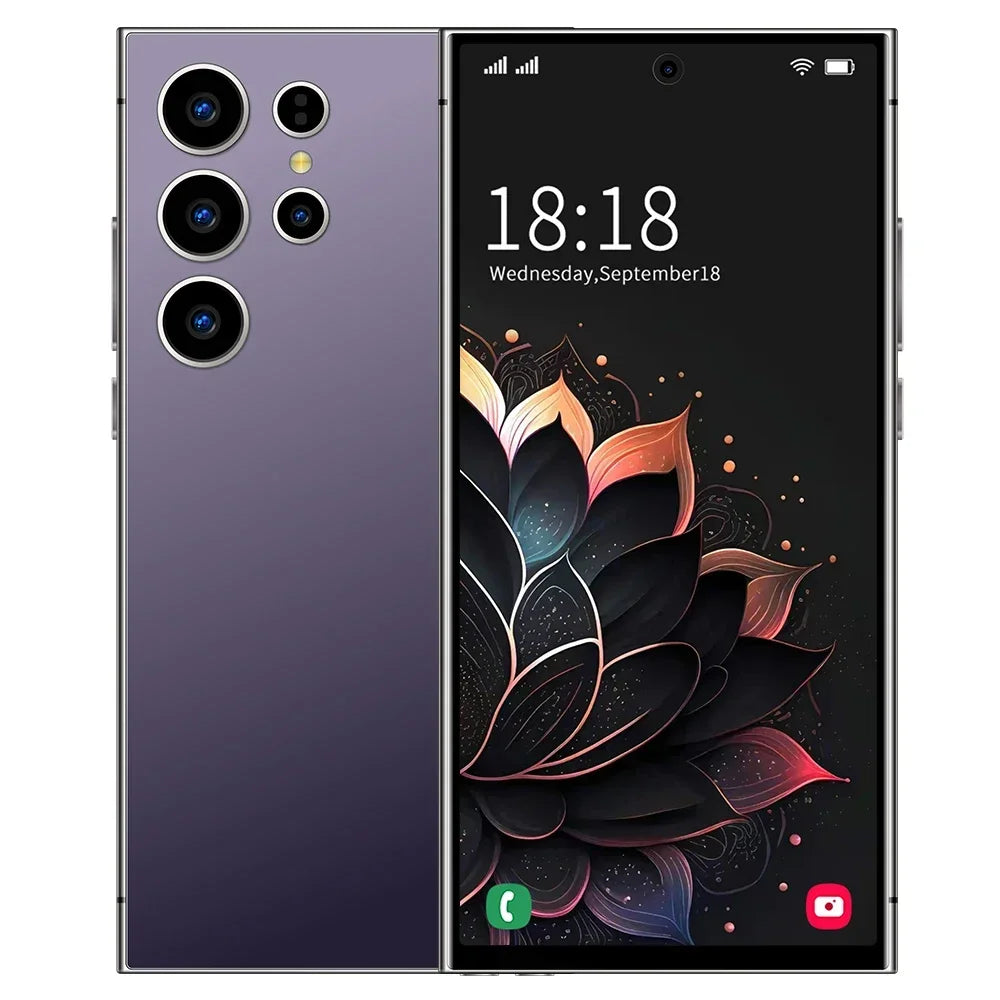 Global Version S26 Ultr 5G Smartphone 7.3 Inch 16GB RAM+1024GB ROM Snapdragon 8 Gen3,108MP Camera 7800Mah Battery Android Phone