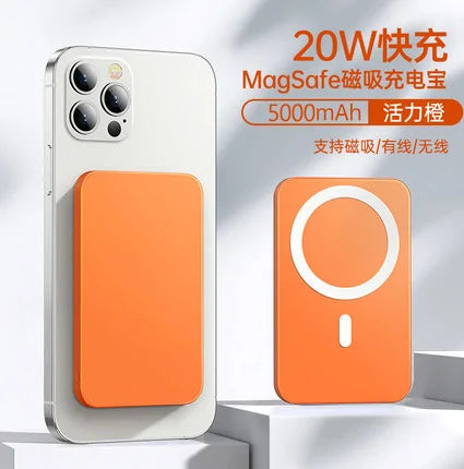 Magnetic Fast Wireless  Power Bank For iPhone