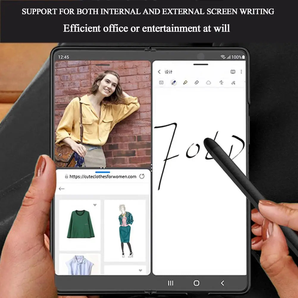 Stylus Pen For Samsung Galaxy Z Fold 5 5G Capacitance S Pen Replacement Fold5 Handwriting Mobile Phone Touch Pen For ipad Tablet