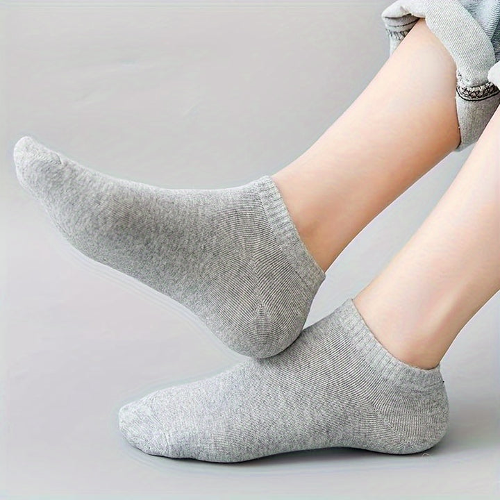 10 paia di calzini corti casual traspiranti da uomo