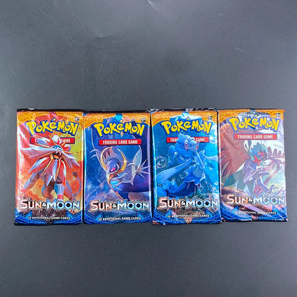 40Pcs Pokemon Cards Sun & Moon Lost Thunder English Trading Card Game Evolutions Booster Collectible Kids Toys Gifts