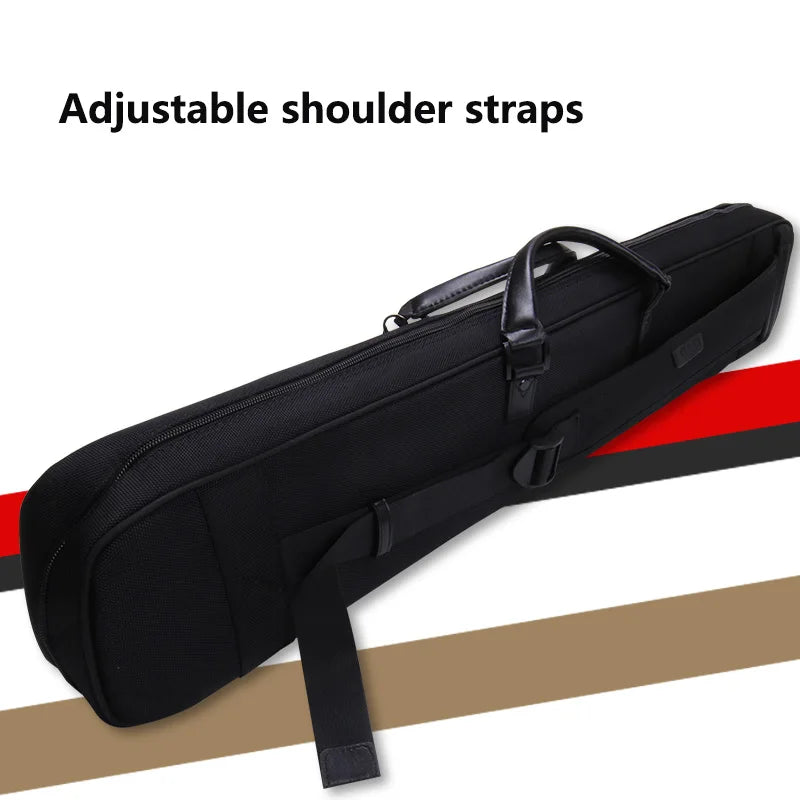 JFLOWERS-Original Billiard Cue Soft Bag, 7 Holes Nylon Material, 1/2 Split Cue Bag, 85cm