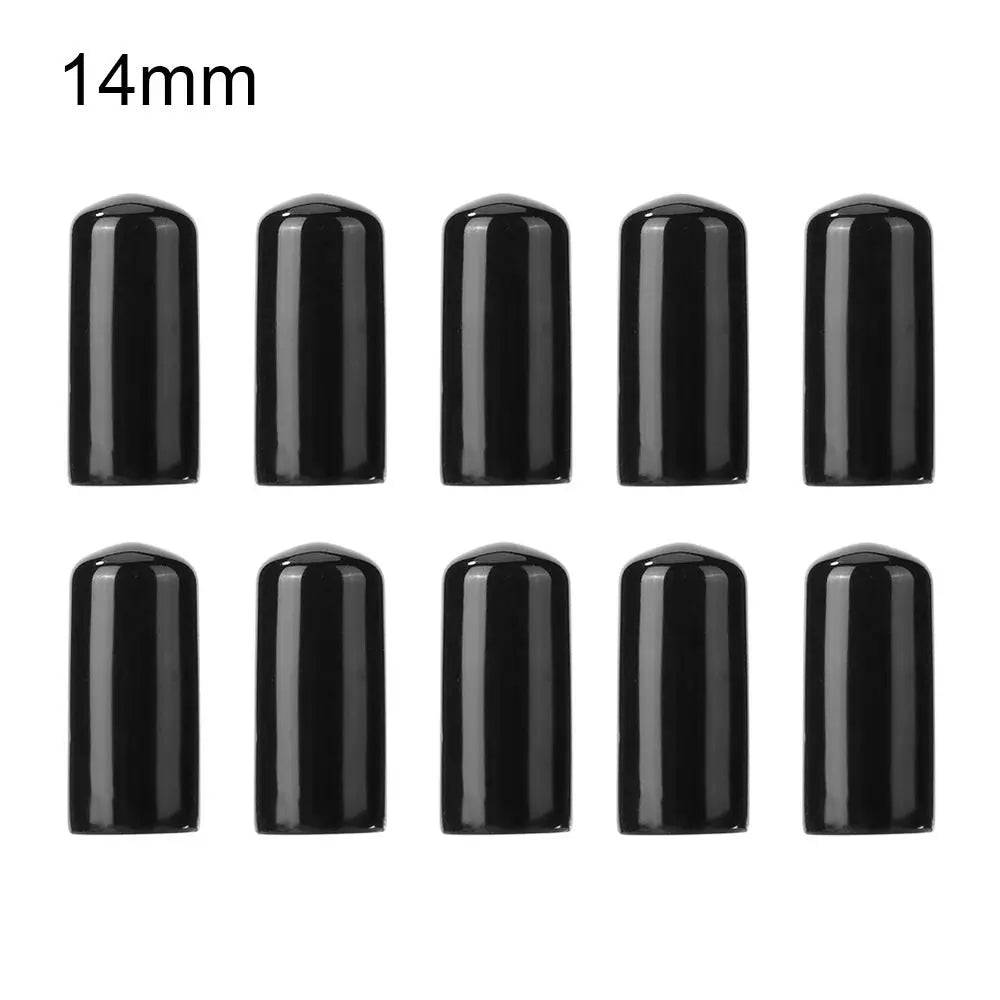 10pcs Slip-on Tip Cover Protective Case Replacement Ferrule Billiards Pool Cue Rubber Snooker Billiard Accessories