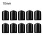 10pcs Slip-on Tip Cover Protective Case Replacement Ferrule Billiards Pool Cue Rubber Snooker Billiard Accessories