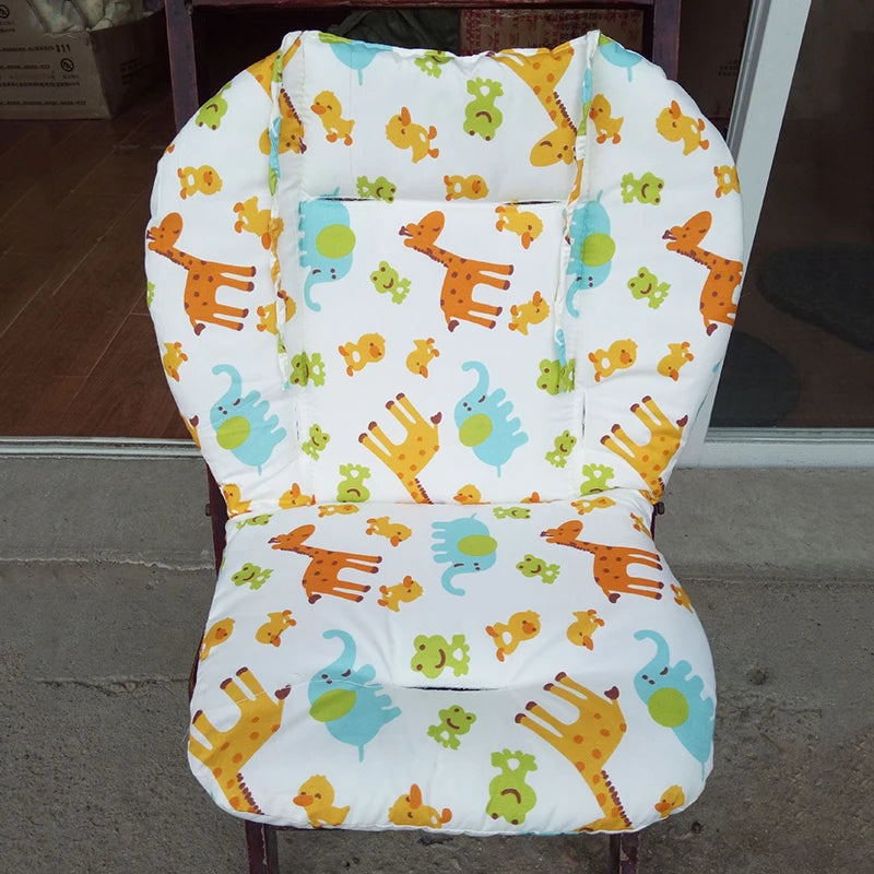 Baby Stroller Seat Pad Feeding Chair Mat Cover Protector Universal Baby Stroller High Chair Cotton Soft Kid Car Seat Pad Cushion