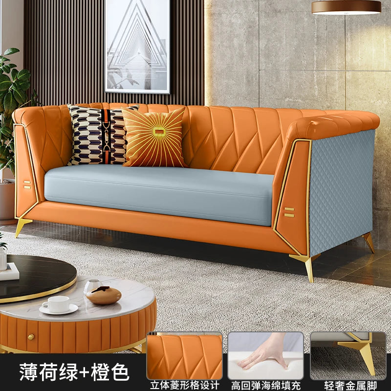 Nordic Lazy Living Room Sofas Modern Waterproof European Sectional Sofa Recliner Luxury Natural Divani Da Soggiorno Furniture