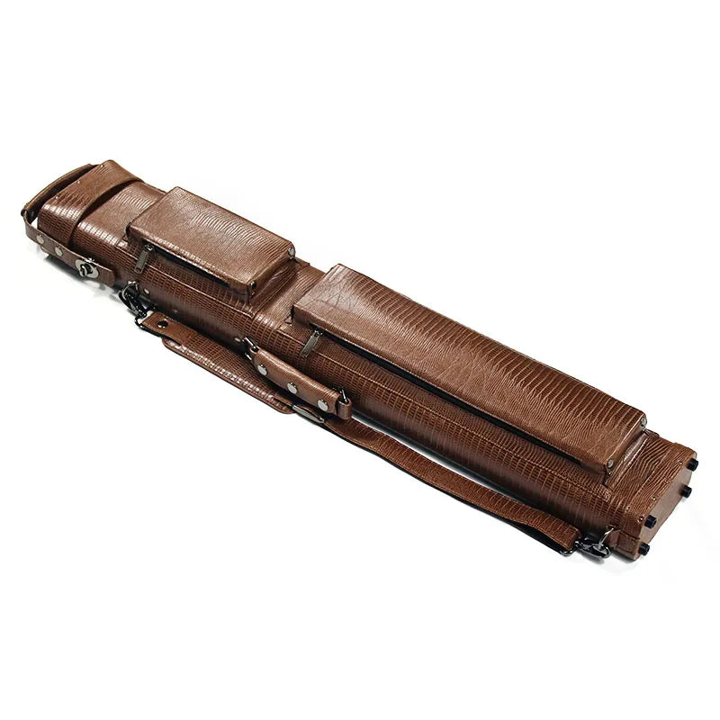 Brown color high quality 3B5S wholesale soft billiard pool cue bag / pool cue case