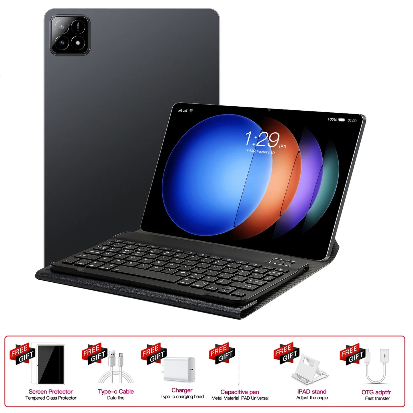 2025 Global Version Original Tablets Pad 7s Pro Android 14 16GB+1TB 20000mAh 5G Dual SIM Card WiFi GPS 11 inch HD 4K Ml Tablet