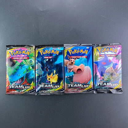 40Pcs Pokemon Cards Sun & Moon Lost Thunder English Trading Card Game Evolutions Booster Collectible Kids Toys Gifts