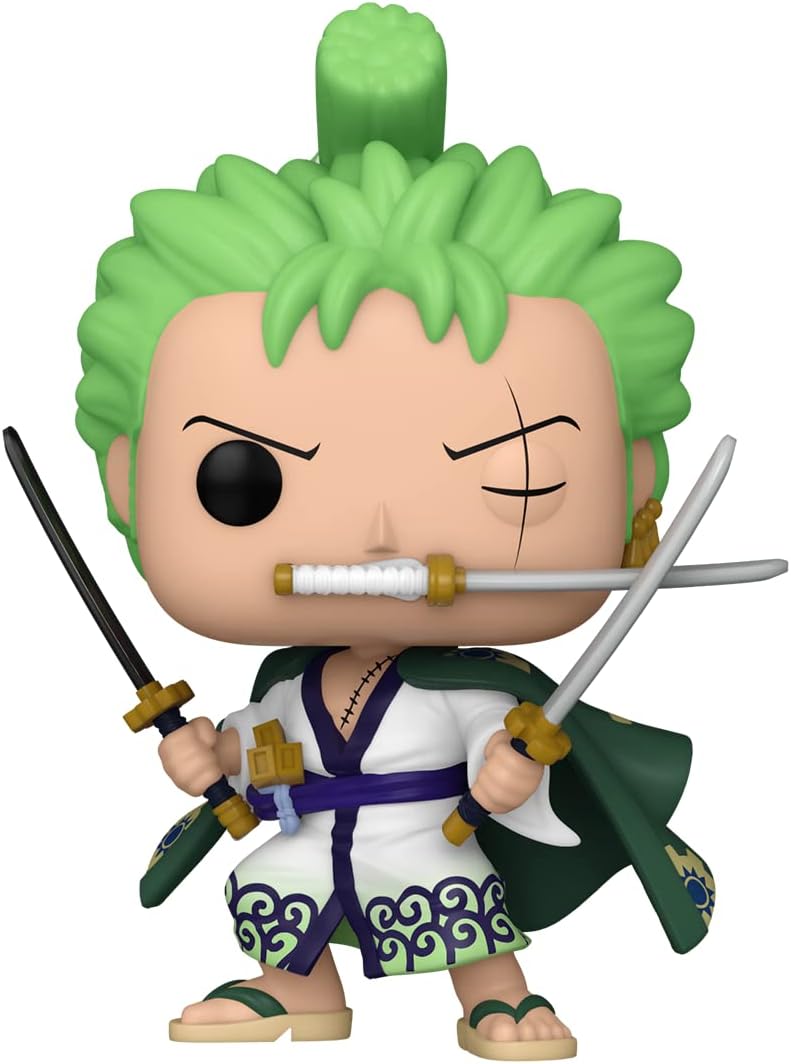 Funko Pop! Animation: One Piece - Roronoa Zoro- Figura in Vinile da Collezione - Idea Regalo - Merchandising Ufficiale - Giocattoli per Bambini e Adulti - Anime Fans