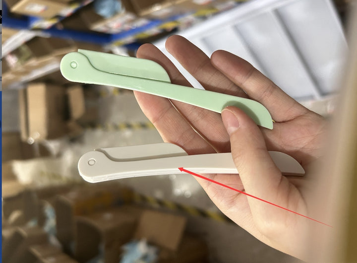 Coltello pieghevole portatile per sopracciglia Tipo protettivo per principianti