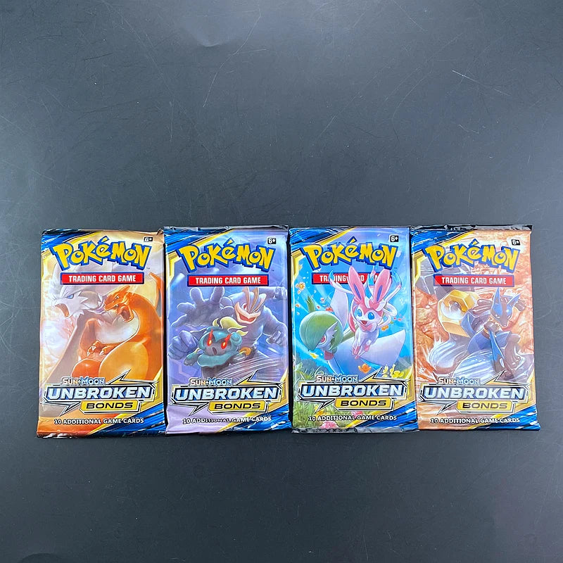 40Pcs Pokemon Cards Sun & Moon Lost Thunder English Trading Card Game Evolutions Booster Collectible Kids Toys Gifts