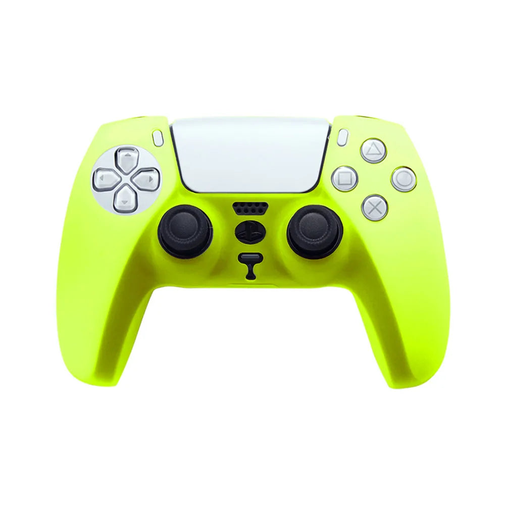 Silicone Case Controller Skin Gamepad Joystick Solid Color Protection Cover Plastic Housing Shell For Sony Playstation 5 PS5