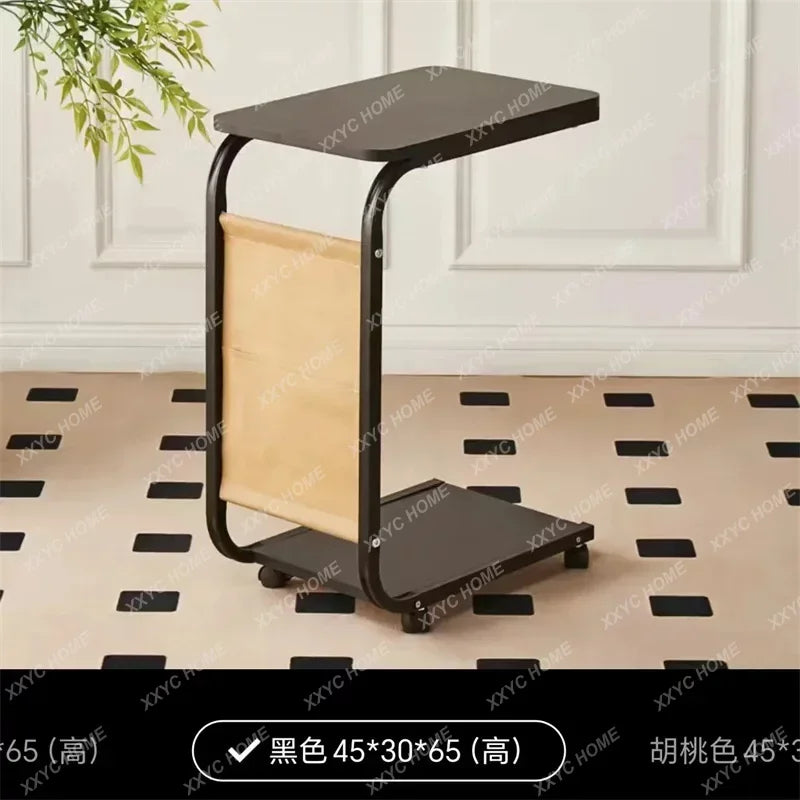 Side table small coffee table movable living room sofa corner table bedroom bedside  furniture living room  coffee