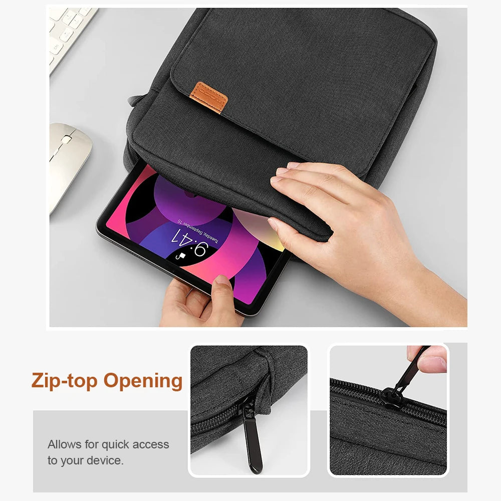 Portable Pouch For iPad Pro 12.9 Pro 11 2021 2022 Tablet Bag For iPad 9th 8th 7th Generation 10.2in Mini 6 Air 5 4 Tablet Sleeve