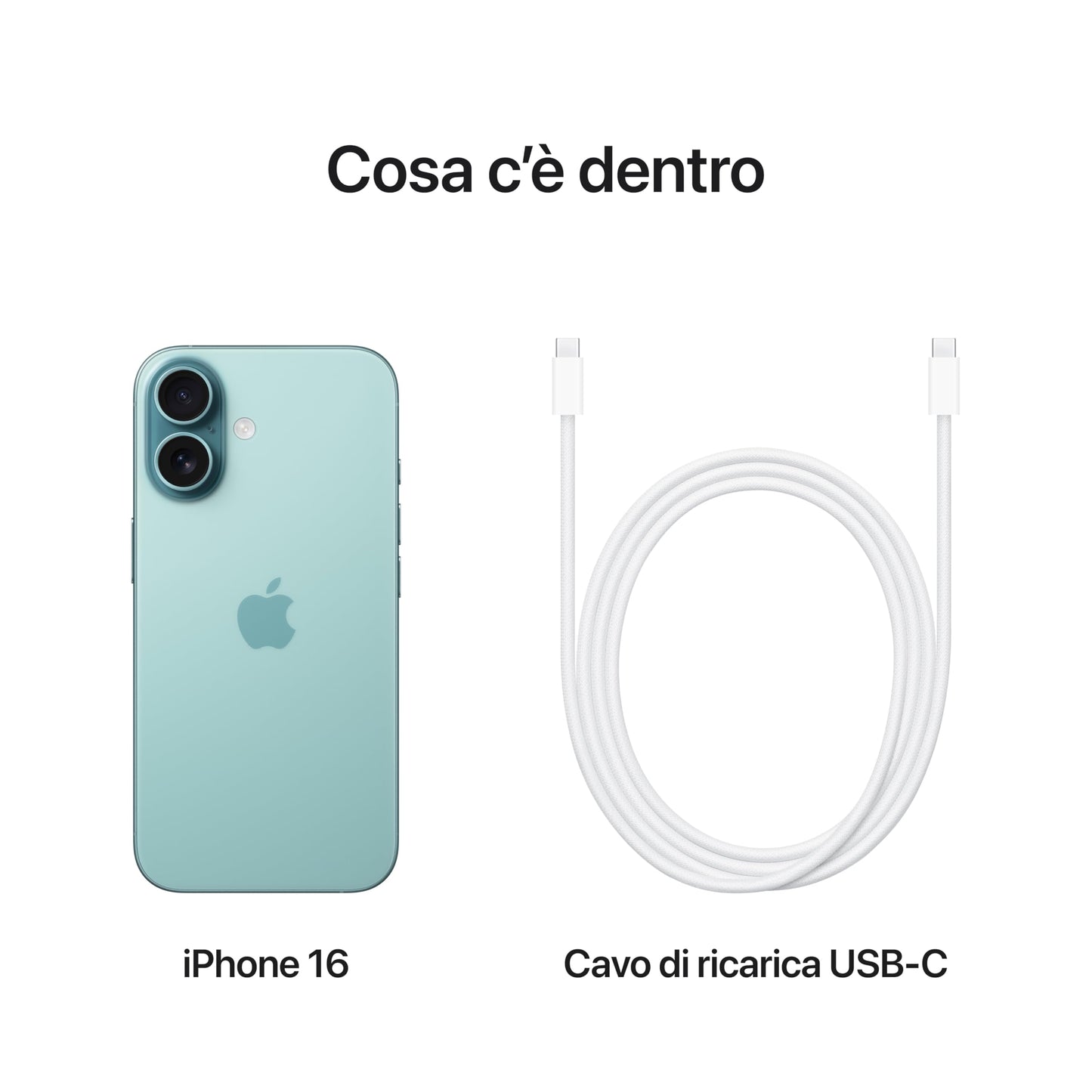 Apple iPhone 16 128 GB: Telefono 5G con Controllo fotocamera, chip A18 e tanta autonomia in più. Compatibile con AirPods; Blu oltremare