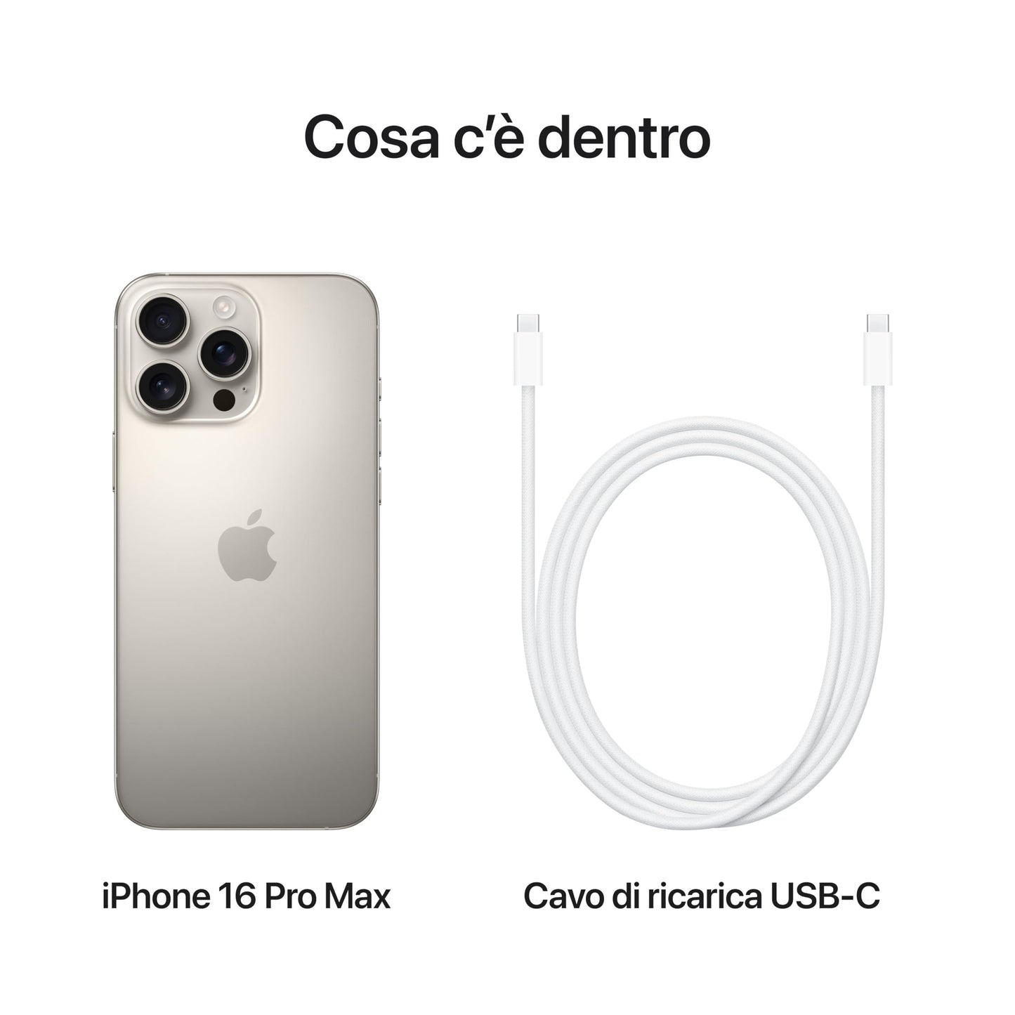 Apple iPhone 16 Pro Max 256 GB: Telefono 5G con Controllo fotocamera, Dolby Vision 4K a 120 fps e un’autonomia senza precedenti. Compatibile con AirPods; Titanio sabbia