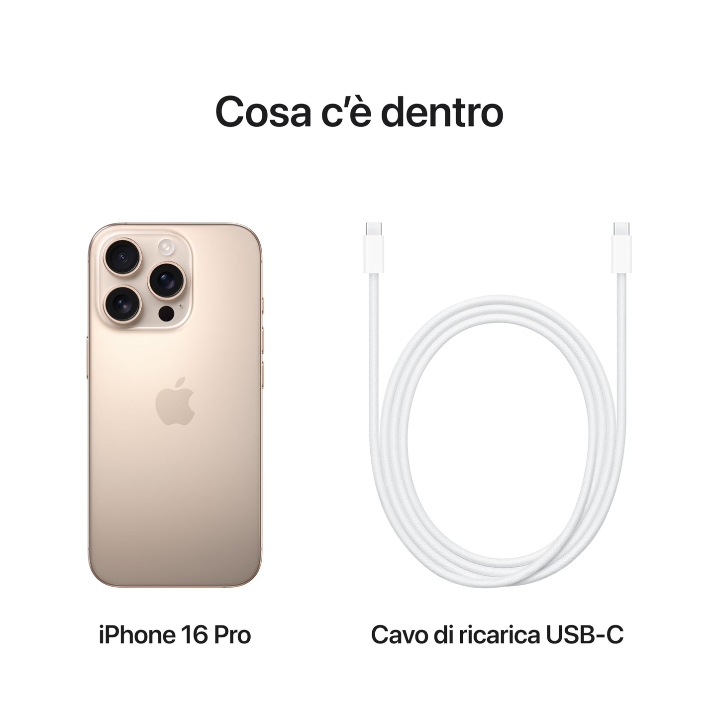 Apple iPhone 16 Pro 128 GB: Telefono 5G con Controllo fotocamera, Dolby Vision 4K a 120 fps e un’autonomia senza precedenti. Compatibile con AirPods; Titanio sabbia