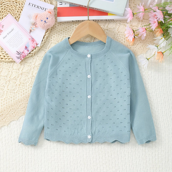 Cardigan sottile con bottoni 