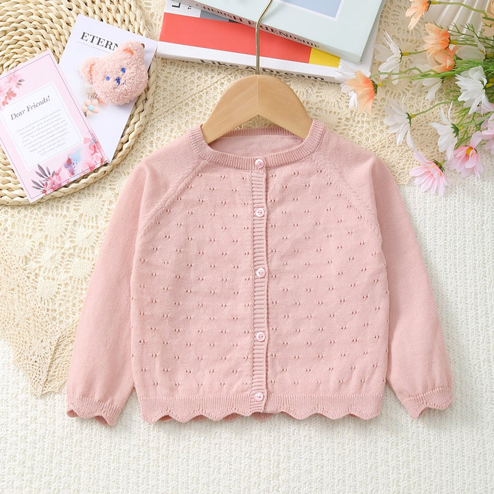 Cardigan sottile con bottoni 