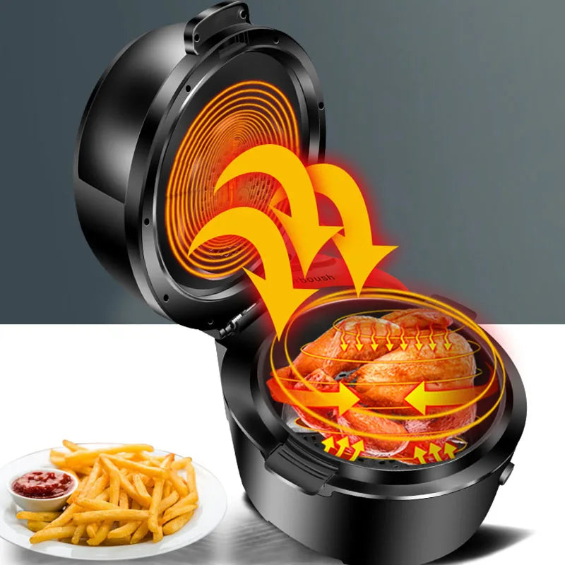 Digital Bacon Air Fryer Accesories Chicken 8l Thermomet Oil-free Air Fryer Health Home Large Capacity Friggitrice Kitchen Pan