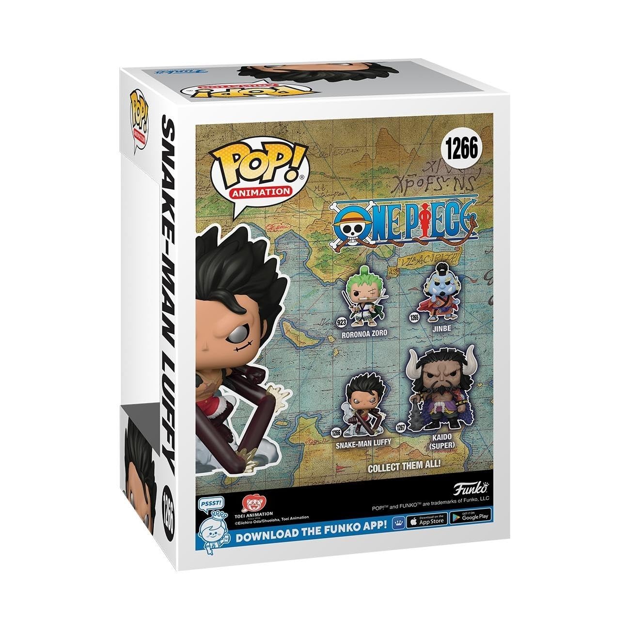 Funko Pop! Animation: One Piece - Snake-Man Monkey D. Luffy- Figura in Vinile da Collezione - Idea Regalo - Merchandising Ufficiale - Giocattoli per Bambini e Adulti - Anime Fans