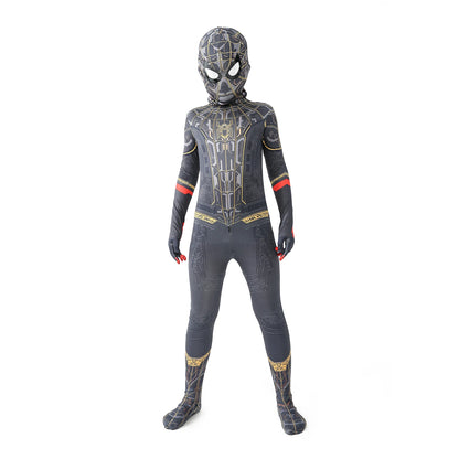 Superhero Spiderman Costume Bodysuit for Kids Spandex Zentai Halloween Spider Man Cosplay Jumpsuit 3D Style