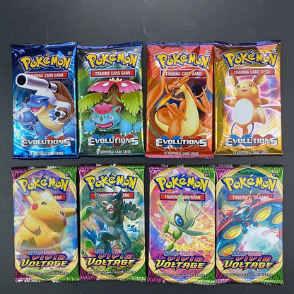 Pokemon 10/20pc  Card Evolutions Game Cards Trading Play Toys Battle Styles Darkness Ablaze Children Gifts Pokemon Booster Box