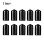 10pcs Slip-on Tip Cover Protective Case Replacement Ferrule Billiards Pool Cue Rubber Snooker Billiard Accessories