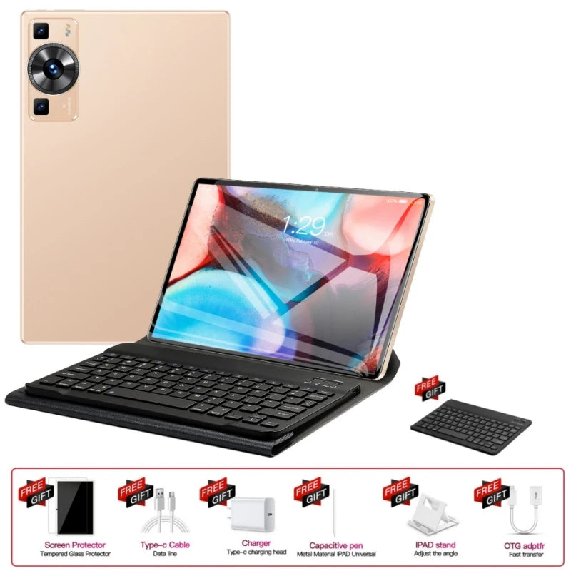 Brand New 5G P60 Pro Global Versio Snapdrago 888 16GB+1TB 11 Inch 4K Android WIFI Bluetooth Dual SIM Card Phone Call Tablet PC