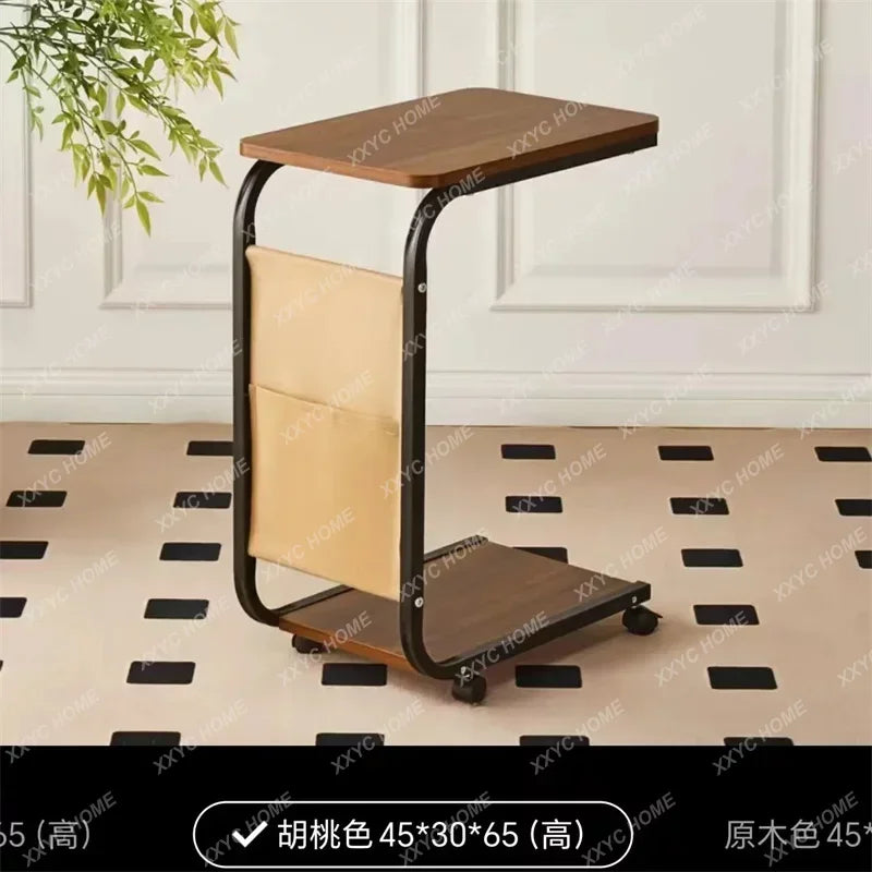 Side table small coffee table movable living room sofa corner table bedroom bedside  furniture living room  coffee