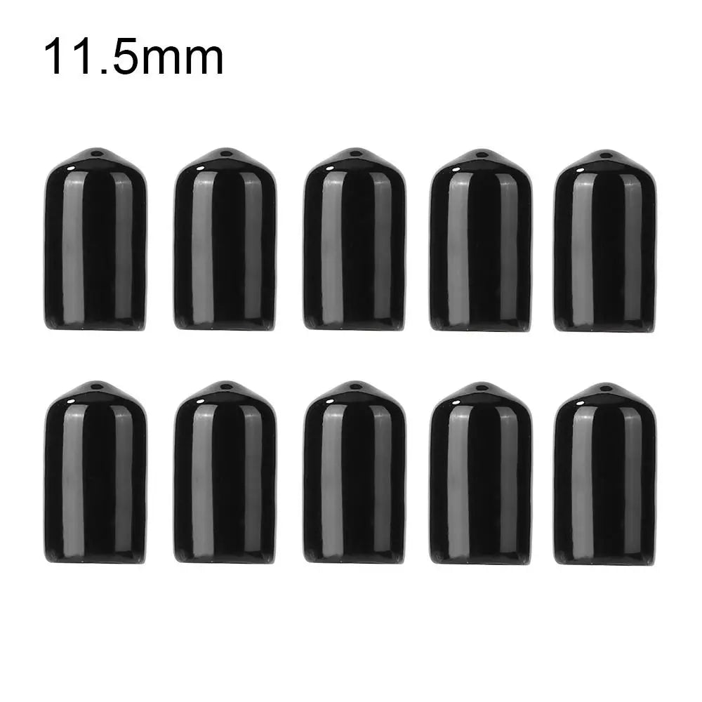 10pcs Slip-on Tip Cover Protective Case Replacement Ferrule Billiards Pool Cue Rubber Snooker Billiard Accessories