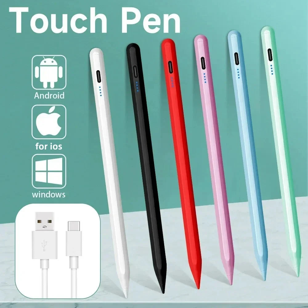 Universal Stylus Pen Android IOS Windows Stylus pen for IPad Smart Phone Tablet Magnetic Tilt Sensitive Palm Rejection Touch Pen