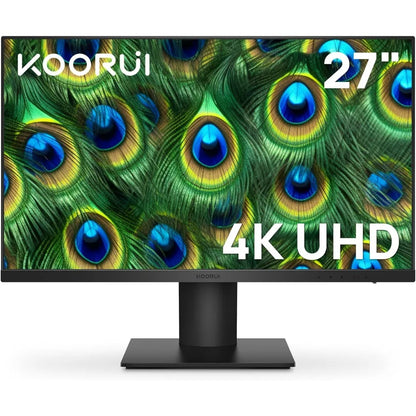 27 Inch 4K UHD(3840 * 2160) Monitor IPS Ultra-Thin Computer Monitor up to 70Hz with 90% DCI-P3 Displayport&HDMI