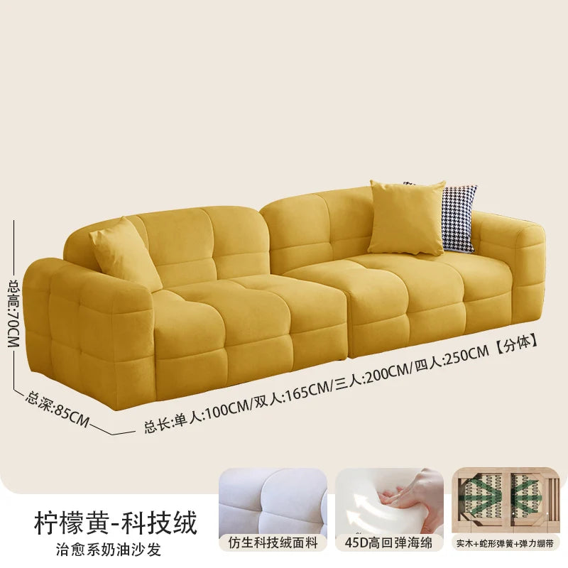 Luxury Living Room Sofa Designer Multifunctional Minimalist Modern Sofa Relaxing Comfortable Divani Da Soggiorno Patio Furniture