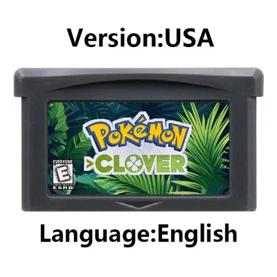 GBA Game Cartridge 32 Bit Video Game Console Card Pokemon Series Crown Clover Unbound Quetzal Glazed Gaia