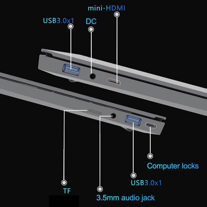 15.6 Inch Intel Core I7 1080P Laptop Computer 16GB DDR4 256GB 512GB SSD Notebook WiFi 6 Backlit Keyboard Camera Gaming laptops