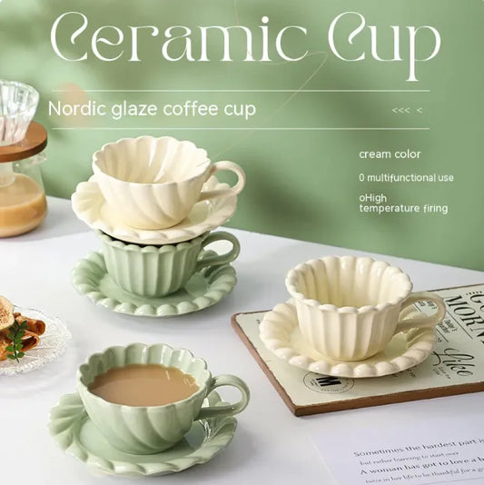 Ceramic Coffee Cup Set