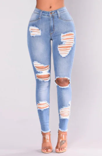 Straight Shooter Ripped Jeans