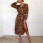 Leopard Maxi Dress Women